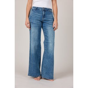 Marc Lauge - Chino Flared Jeans - Light Blue used