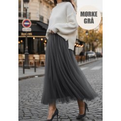 Tyl Nederdel - V�lg farve