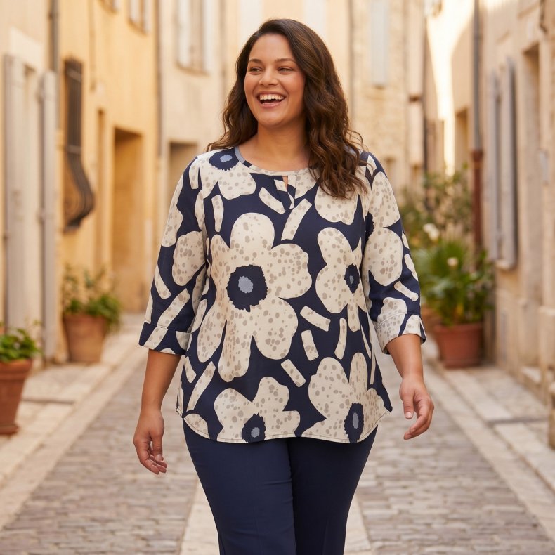 Pont Neuf - Mirell Bluse - Navy