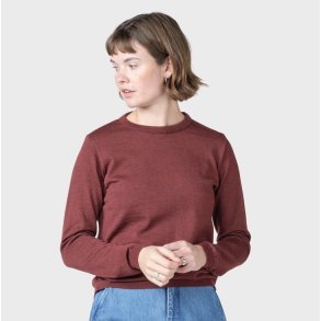 Klitm�ller Collective - Womens Basic Merino Knit - Burgundy
