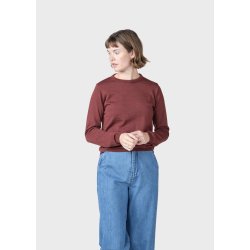 Klitm�ller Collective - Womens Basic Merino Knit - Burgundy