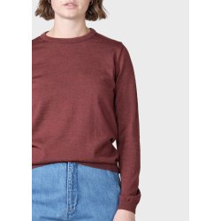 Klitm�ller Collective - Womens Basic Merino Knit - Burgundy