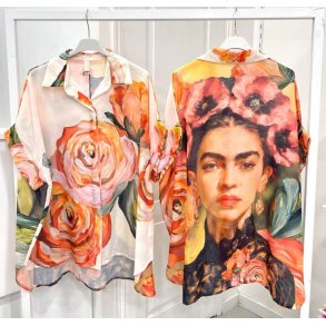 Frida bagp� - Oversize Skjorte 