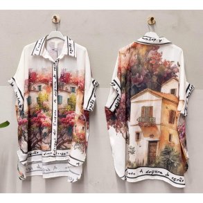 Provence - Oversize Skjorte  Levering ca. 19 juni