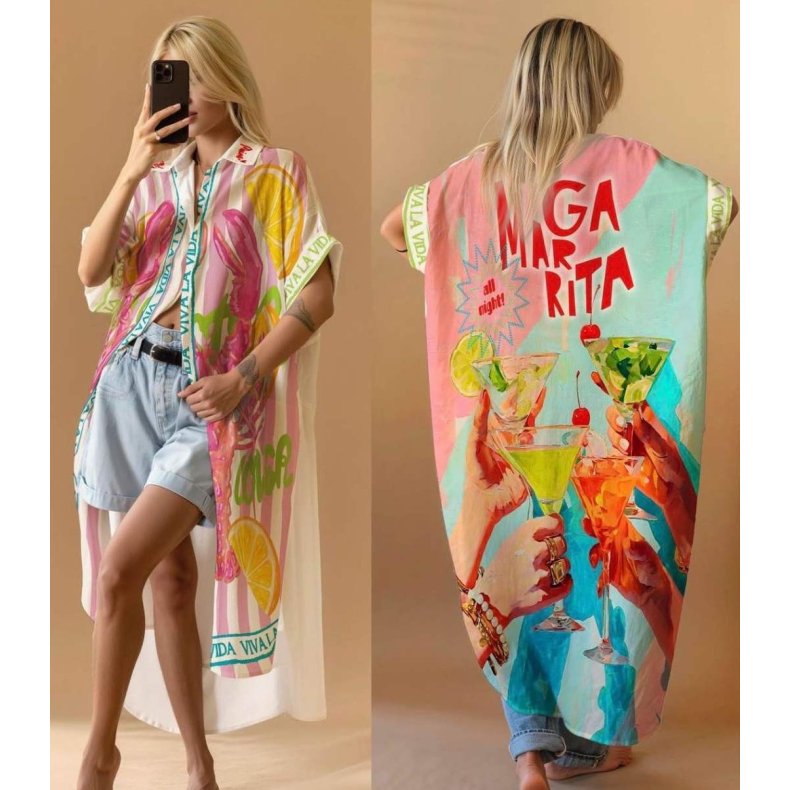 Margarita - Oversize Skjortekjole Levering ca. 19 juni