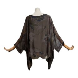 L�s sommerbluse - Chokolade