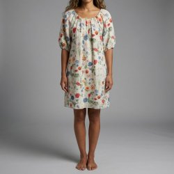 Marc Lauge - Mia Gage Blomster Kjole - Hvid