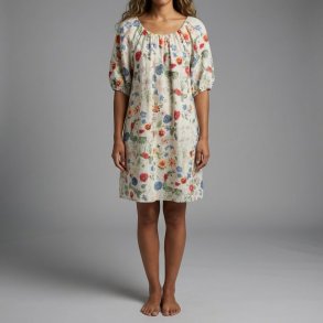 Marc Lauge - Mia Gage Blomster Kjole - Hvid