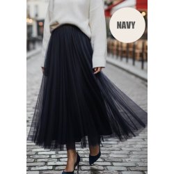 Tyl Nederdel - V�lg farve