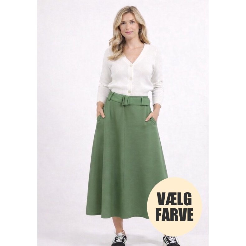 Nederdel m. b�lte - S/M/L - V�lg Farve