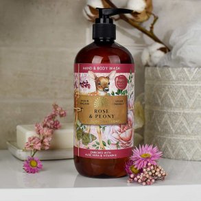 The English Soap Company - Flydende s�be - Rose & Peony - Mamelukken