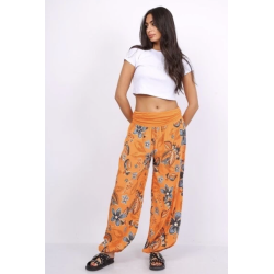 Haremsbukser med print - Vlg farve