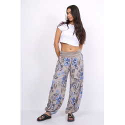 Haremsbukser med print - Vlg farve