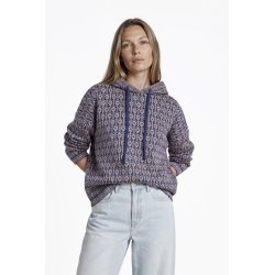 Himalaya - Julia Hoodie - Navy / Beige