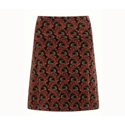 King Louie - Border Skirt Winkle - Porto red