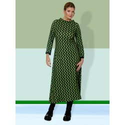 Du Milde ETC. Kjole - Swirly Green etLathyrus