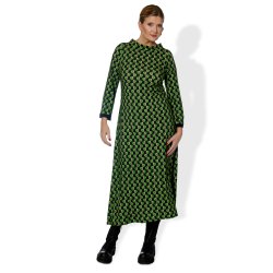 Du Milde ETC. Kjole - Swirly Green etLathyrus