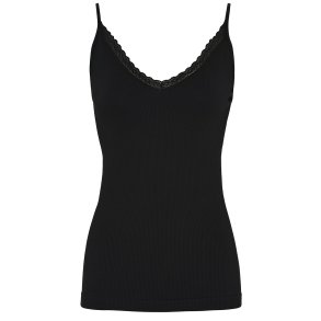Tim & Simonsen - Molly Rib Top - Black