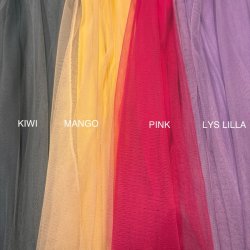 Tyl Nederdel - Ensfarvet - V�lg farve 