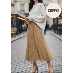 Tyl Nederdel - V�lg farve