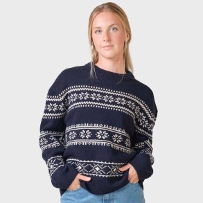 Klitmller Collective - Jette Striktrje - Navy / Pastel sand