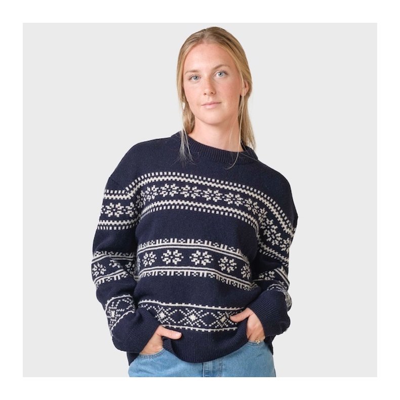 Klitmller Collective - Jette Striktrje - Navy / Pastel sand