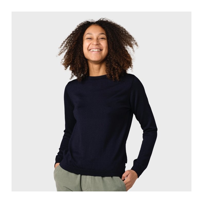 Klitmller Collective - Womens Basic Merino Knit - Navy