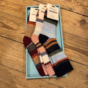 3 Par Uld sokker - Multi Farvet - 35/40