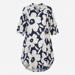 Pont Neuf - Sammy Blomster Kjole - Navy
