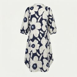 Pont Neuf - Sammy Blomster Kjole - Navy