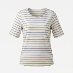 Pont Neuf - Tulla T-shirt - Striber - Denim 