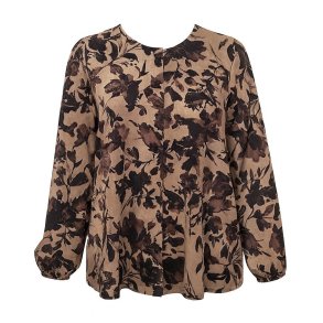 Pont Neuf - Thorid Mie Bluse - Taupe 
