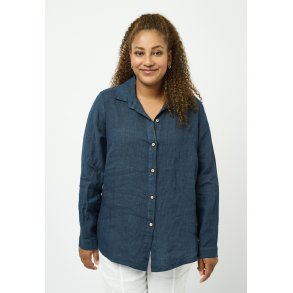 Pont Neuf - Cate H�r Skjorte - Navy Blue