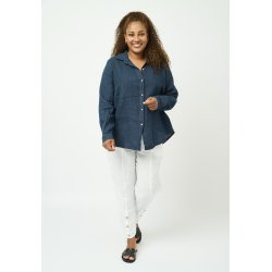 Pont Neuf - Cate H�r Skjorte - Navy Blue