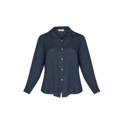 Pont Neuf - Cate H�r Skjorte - Navy Blue