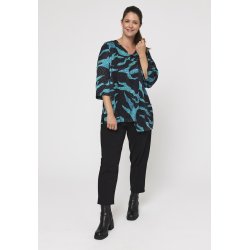 Pont Neuf - Hilma Bluse - Petrol blue