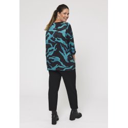 Pont Neuf - Hilma Bluse - Petrol blue