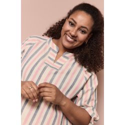 Pont Neuf - Dinnie Bluse - Rose &amp; Grey