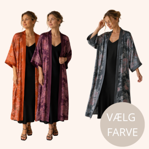 Viskose Kimono - V�lg farve
