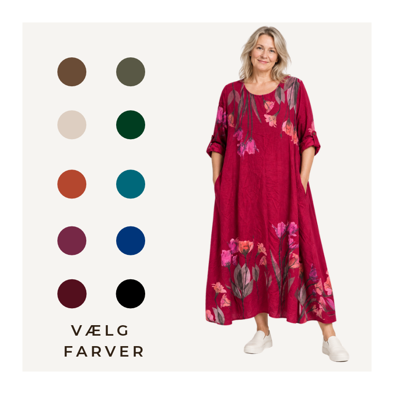 Babyfl�jl - Kelly Blomster Kjole - V�lg farve