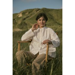 Klitm�ller Collective - Tracy Bomulds Skjorte - Hvid - R�d