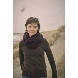 Klitmller Collective - Nina uld striktrje - Taupe / Brown