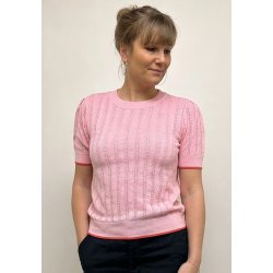Grobund - Almine Strik tee - Soft Rose