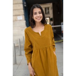 Annette - Babyfljl Kjole - Vlg farve