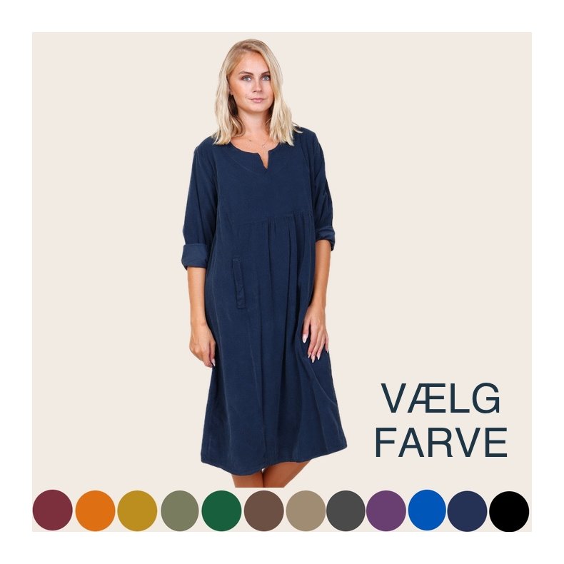 Annette - Babyfljl Kjole - Vlg farve
