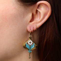 Urban Hippies - Arabella reringe - Whire / teal