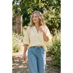 Skjorte bluse - Sommer Gul