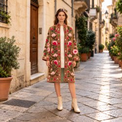 Suzani-Broderier - Frakke - Mango
