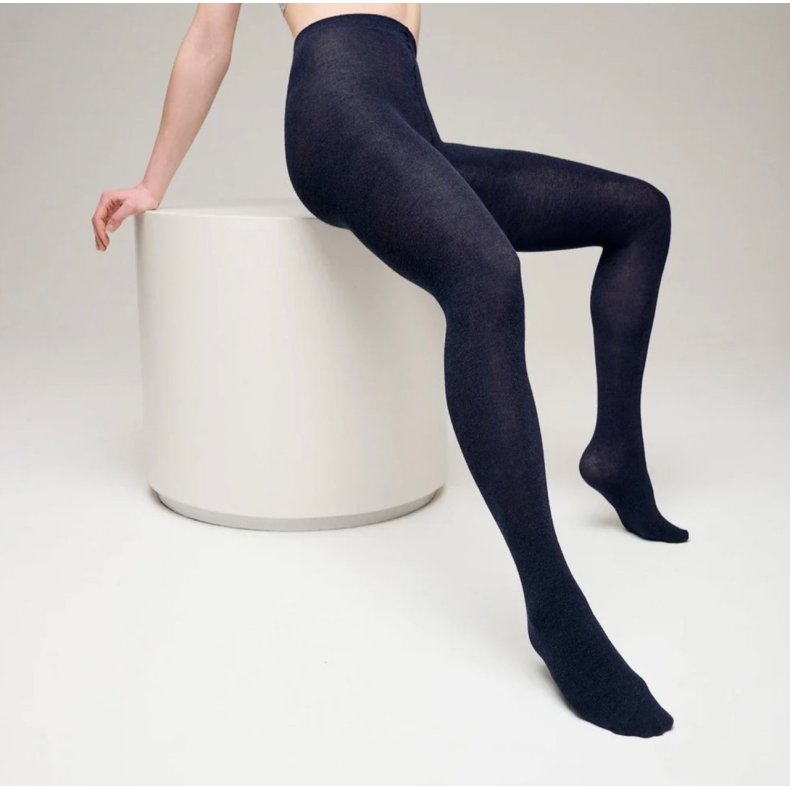 MP - Love you Cashmere Str�mpebukser -  Dark Denim Melange