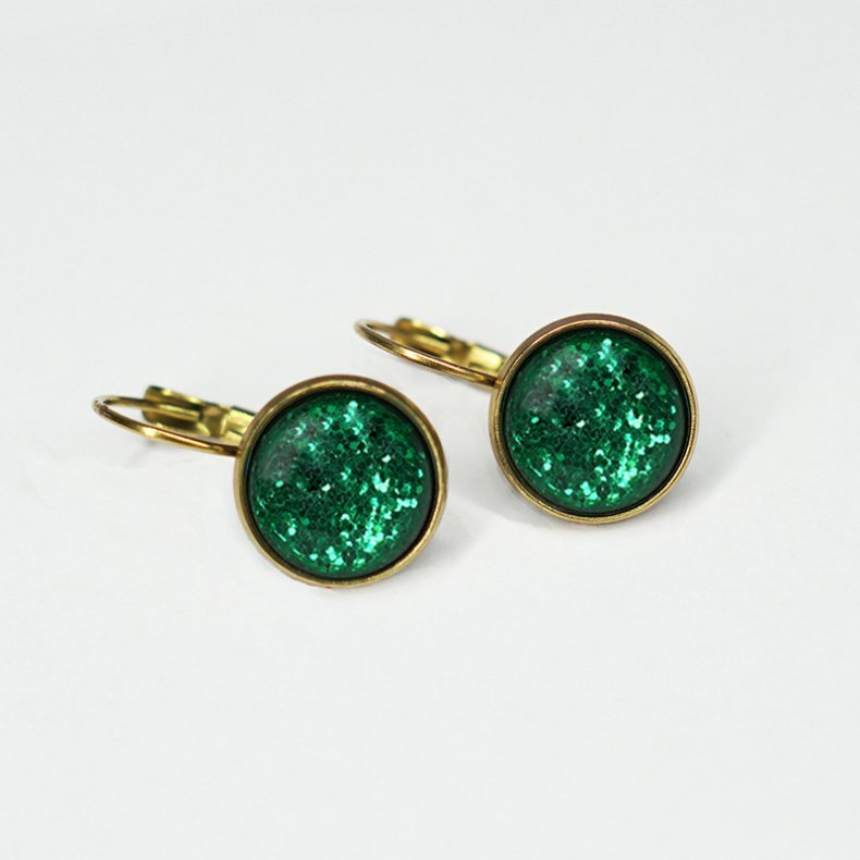 UrbanHippies - �reringe  Dots - Emerald Glitter